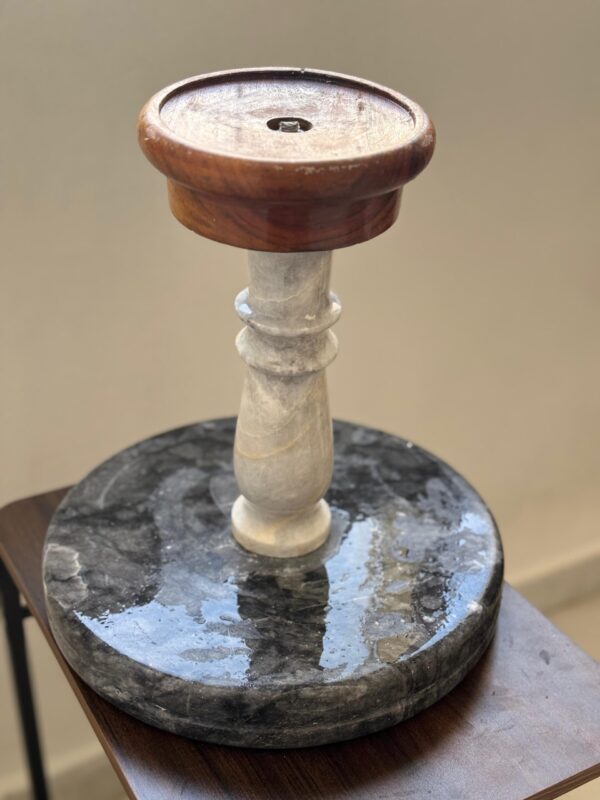 Falcon Stand with Wooden Top - Image 3