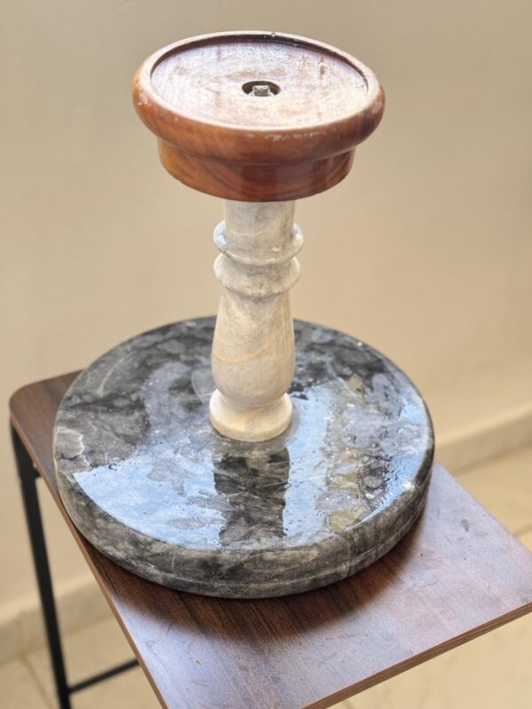 Falcon Stand with Wooden Top - Image 4